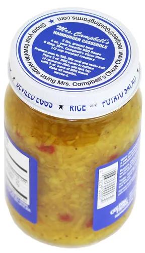 Vista 4 de Mrs. Campbell's All Natural Sweet Southern Chow Chow Relish, tarro de vidrio de 16 onzas (paquete de 2)