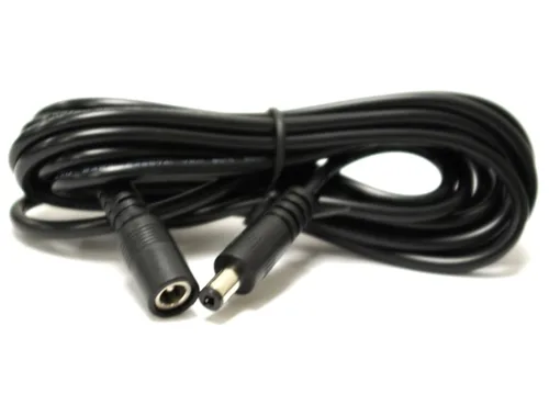 [20AWG] 10ft DC Power Extension Cable Cord for 12V AC DC Power Supply Adapter, CCTV Security Camera, DVR, NVR, LED Light Strips, 12V Home Appliances