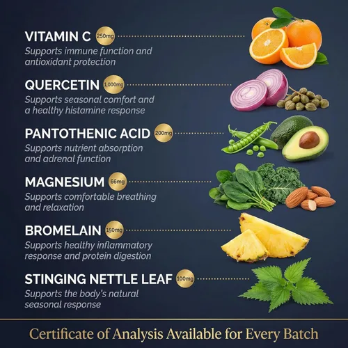 Vista 3 de Mt. Angel Vitamins Quercetina con bromelina y extracto de hoja de ortiga picante Suplemento de fitosoma de quercetina de 1000 mg para comodidad