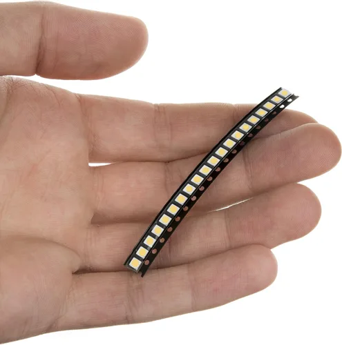 Vista 7 de Oznium 20 piezas de LED de montaje en superficie PLCC-2, 3528 tamaño SMD SMT LED - ámbar