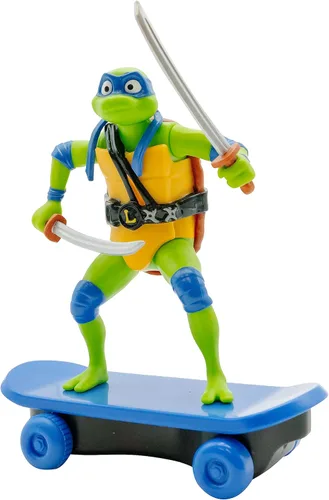 Vista 12 de Teenage Mutant Ninja Turtles Juguete Donatello Shredder Shredder Pullback Skateboard, Mutant Mayhem TMNT Collectible Ninja Turtle, a partir de 3 años