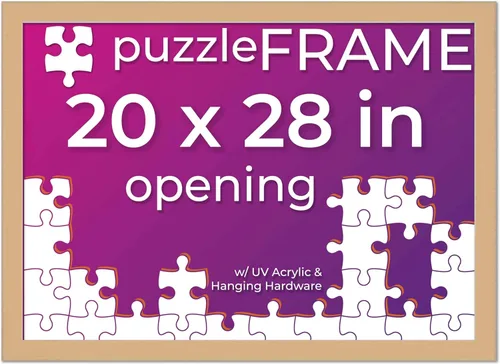 Vista 31 de Poster Palooza Kit de marco de rompecabezas de 11.25 x 38.25 pulgadas. El kit incluye hojas de pegamento para rompecabezas, marco de rompecabezas