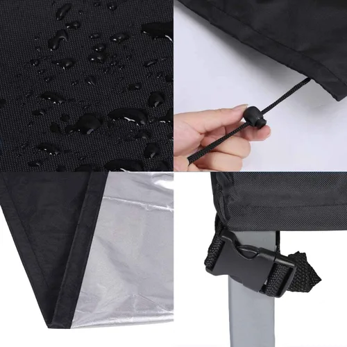 Fundas resistentes para muebles de patio, impermeables, de 24 x 24 x 24 pulgadas, juego de fundas para muebles de patio, fundas para muebles de