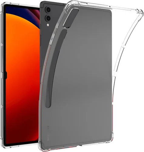 Miimall Funda transparente compatible con Samsung Galaxy Tab S9/10 Plus, ultrafina, ligera, resistente a los arañazos y a los golpes, no amarillea,