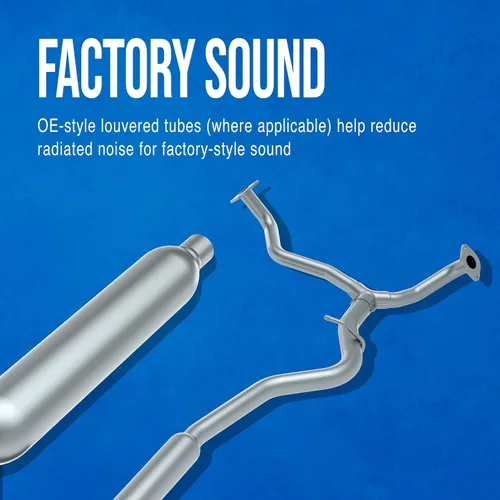 Vista 3 de Walker 54902 Resonador de escape de ajuste directo y conjunto de tubería de entrada de 2.5 pulgadas (ID) Salida (ID) de 2.5 pulgadas (ID) para Honda