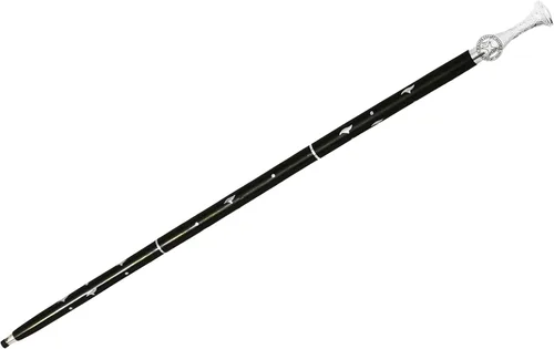 Vista 3 de Bastón de madera con mango largo de latón y níquel, regalo para hombres y mujeres, 37 pulgadas