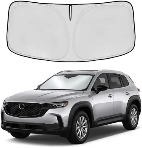 Vista 73 de Parasol para parabrisas Rivian R1S 2022-2024 2025, parasol para ventana frontal, ajuste personalizado, accesorios R1S, visera solar, pantalla