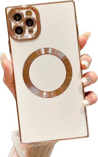 Vista 119 de Owncase Funda Magnética para iPhone 11, (Compatible con MagSafe) (Protección Completa de Lente de Cámara) (Esquinas Reforzadas) Funda Parachoques