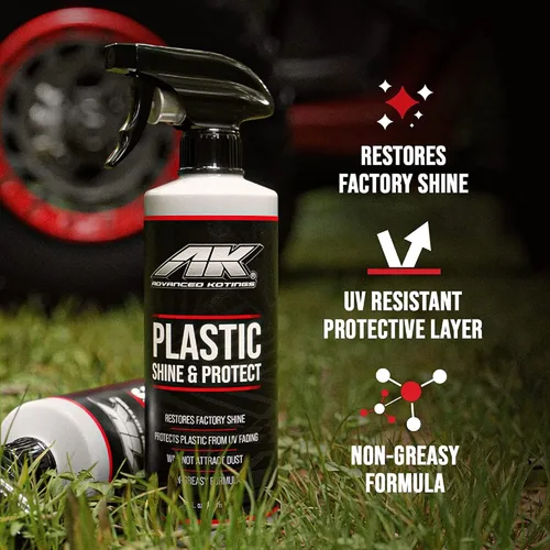 Vista 2 de Advanced Kotings - Spray de plástico para brillo y protección, protección UV de plástico y vinilo, alto brillo, repele la suciedad y el polvo