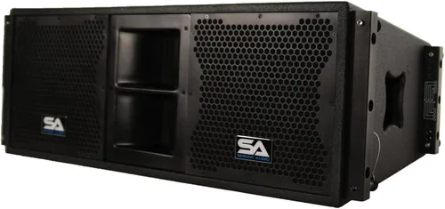 Vista 4 de Seismic Audio SALA-210 - Altavoz pasivo de 2 x 10 líneas con controladores de compresión duales PA/DJ Band Live Sound