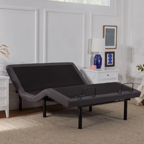 Vista 10 de LUCID Base de cama ajustable L300, Bluetooth, aplicación para teléfono, inclinación de cabeza y pies, masaje dual interactivo, control remoto