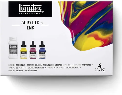 Vista 4 de Liquitex Tinta acrílica profesional, 1 oz (1.0 fl oz), juego de colores aguamarina, juego de 6