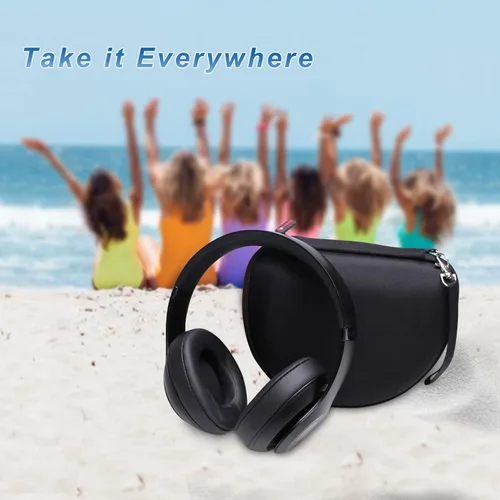 Vista 6 de XANAD Estuche de transporte para auriculares inalámbricos Beats Solo3Solo2Solo ProStudio3 con cancelación de ruido en la oreja - Bolsa