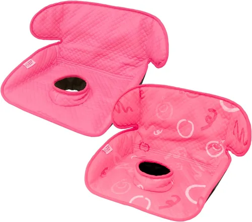 Almohadillas Rosa Piddle Pad Paquete de 2 – Protector Impermeable para Asiento de Automóvil y Cochecito para Entrenamiento de Orinal para Niños