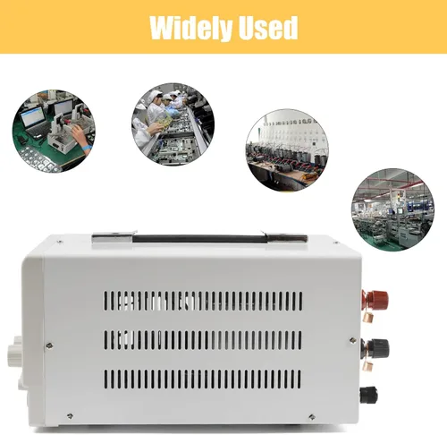 Vista 8 de Fuente de alimentación de CC variable 0-30V 0-20A, fuente de alimentación de banco de CC regulada de conmutación ajustable, protección múltiple de 4