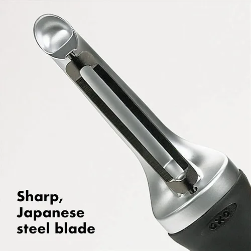 Vista 3 de OXO Good Grips Pro - Pelador giratorio y pelador en Y OXO Good Grips