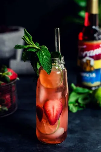 Vista 2 de Torani Jarabe de menta Mojito, botella de 25.4 fl oz