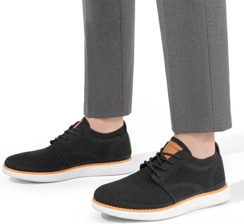 Vista 6 de Bruno Marc Zapatillas de malla para hombre Oxfords ligeras