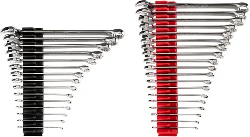 Vista 10 de TEKTON Juego de llaves combinadas con organizadores modulares, 14 piezas (6-19 mm) WCB95201