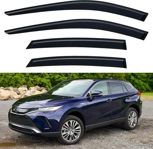 Vista 102 de Viseras de Ventana Protectores de Lluvia para Toyota Corolla 2009-2013, Deflectores de Viento de Ventilación de Ventana de Canal Externo Viseras