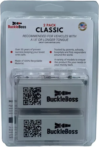 Vista 11 de Buckle Boss Cerradura de cinturón de seguridad clásica original Protector de cinturón de seguridad original fabricado con ABS fuerte