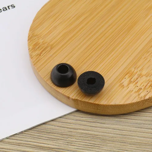 Vista 5 de 6 auriculares de espuma viscoelástica compatibles con JBL Live Pro 2 TWS Auriculares de espuma viscoelástica de repuesto para orejeras, color negro