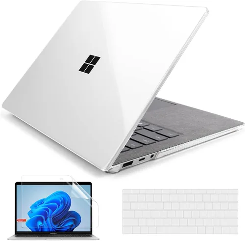 Vista 28 de Batianda Funda personalizable para portátil Microsoft Surface 5 4/3 de 13,5 pulgadas con reposamanos Alcantara modelo 1950/1867, carcasa rígida