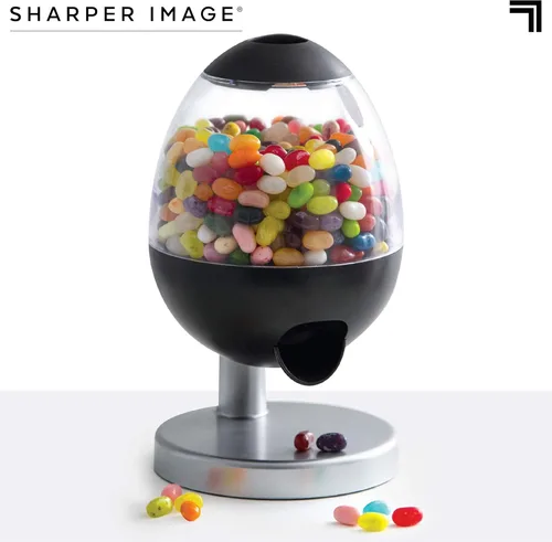 Vista 5 de Sharper Image Mini dispensador automático de dulces de 9 pulgadas, máquina de dulces de encimera activada por tacto, tamaño compacto para el hogar u