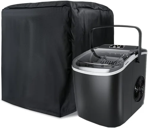 Cubierta universal para máquina de hielo, cubierta para máquina de hielo 420D, resistente al polvo, cubierta portátil para máquinas de hielo con