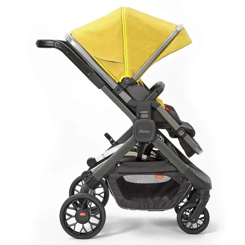 Vista 7 de Diono Quantum Hop 'n Roll - Tabla para cochecito, plataforma deslizante desmontable con sistema Clip 'n' Go, color azul