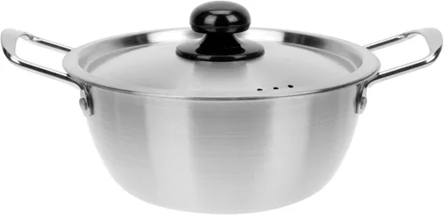 Vista 9 de ERINGOGO Olla de fideos ramen coreano, olla de cocina de sopa de acero inoxidable de 6.3 in con tapa, cacerola antiadherente pequeña olla de pasta