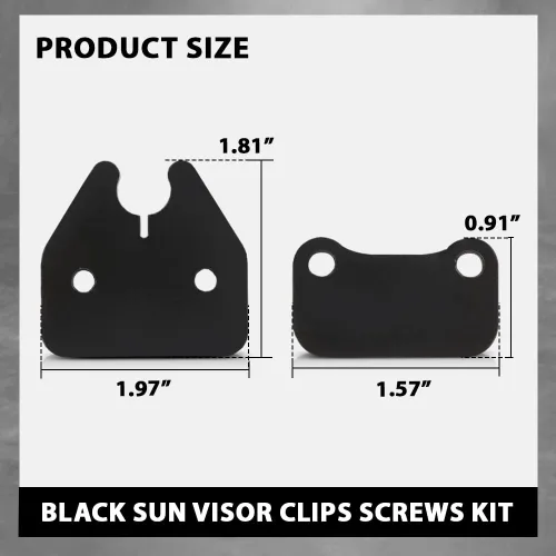 Vista 6 de G-PLUS Clips para visera solar, compatibles con camionetas Dodge Ram 1500 2019, 2020, 2021, 2022, 2023, 2023, 2019, 2020, 2023, 2 clips de visera