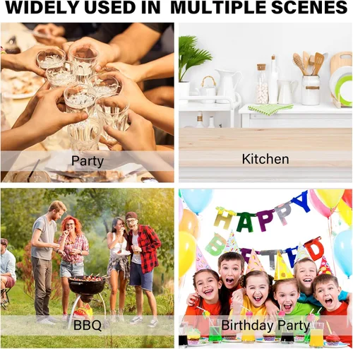 Vista 7 de sundee Paquete de 3 manteles redondos de plástico de alta calidad, mantel desechable de plástico de 84 pulgadas, decoración superior para bodas