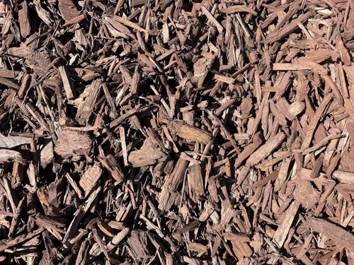 Mantillo de virutas de madera marrón expreso - 42 cuartos de galón