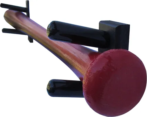 Vista 5 de Soportes de pared horizontales para bate de béisbol (fabricados en los Estados Unidos)