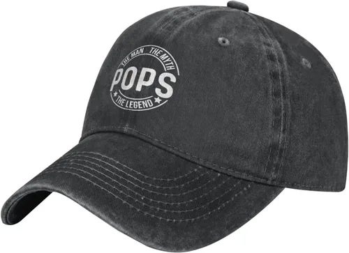 Vista 2 de Funny Hat Pops The Man The Myth The Legend Hat for Men Baseball Hats Trendy Hats