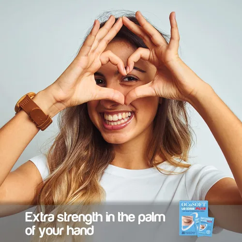 Vista 5 de OCuSOFT Lid Scrub PLUS - Toallitas para párpados prehumedecidas de uso continuo para condiciones moderadas a graves - Limpiador de párpados