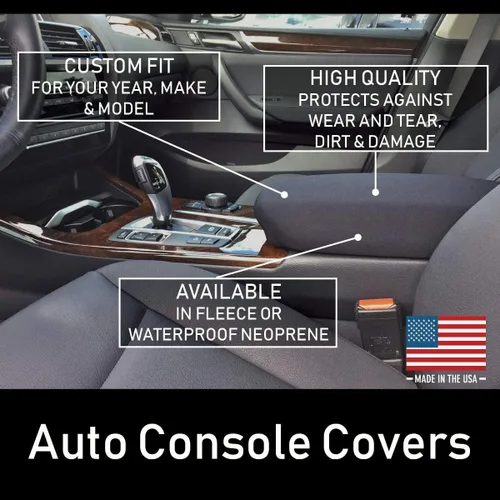 Vista 3 de Auto Console Covers - Se adapta a la funda de reposabrazos de consola central Toyota Tundra 2010-2021, tela de neopreno impermeable
