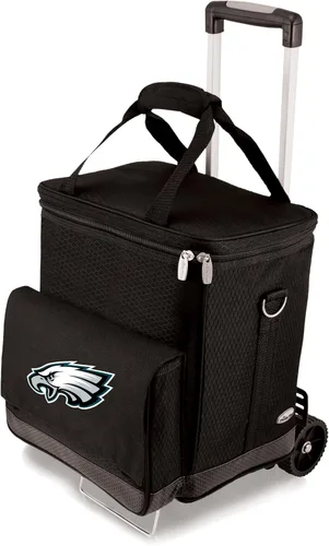 Vista 20 de Picnic TIME NFL Unisex-Adult NFL Cellar 6-Bottle Wine Carrier & Cooler Tote with Trolley