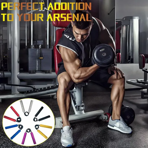 Vista 7 de Grip Strength Trainer Set,50-300LB Hand Grip Strengthener,Hand Forearm strengthener 6 Pack, Workout equipment,Strength Training Exercisefor Hand Arm