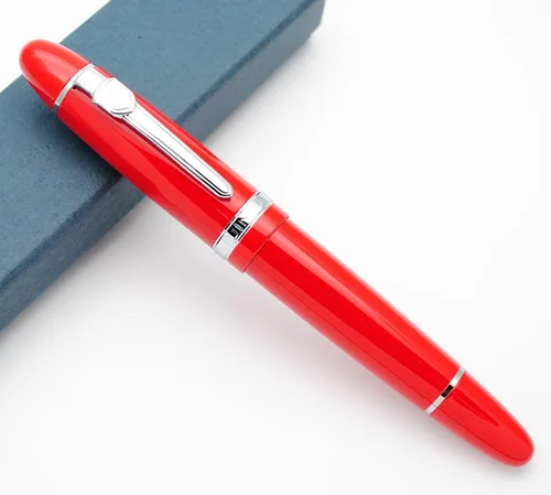 Vista 5 de JINHAO 159 - Pluma estilográfica M (negra con clip dorado)