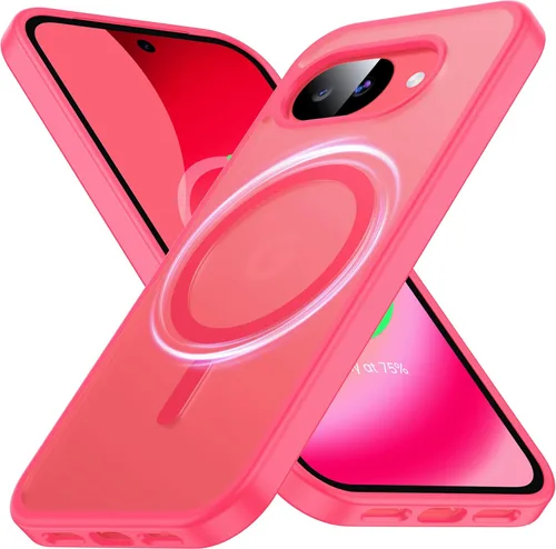 Vista 60 de Funda Magnética NO.1 para Google Pixel 7a Case [Compatible con MagSafe][Anti-Huellas][Ajuste Delgado][Resistente a Golpes Militar] Cubierta