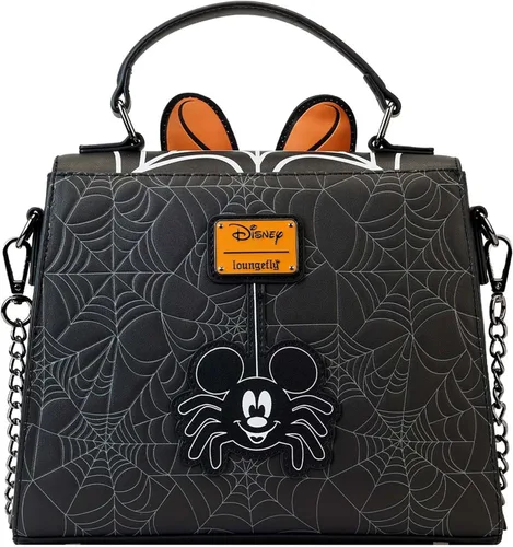 Vista 3 de Loungefly Disney Minnie Mouse Spider Crossbody Purse Halloween Bags