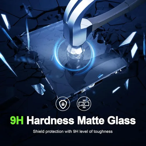 Vista 6 de Protector de pantalla antirreflejos mate Corolla Cross 2026, para Toyota Corolla (XLE/Hybrid XSE), pantalla táctil de 10.5 pulgadas, vidrio templado