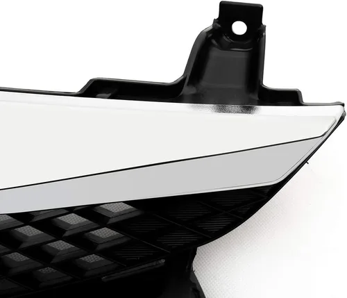 Vista 7 de G-PLUS Parachoques superior parrilla cromada compatible con Honda Civic Sedan 2009 2010 2011 parachoques delantero cromado inserto parrilla