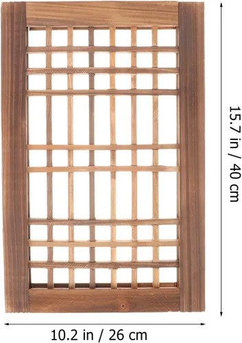 Vista 4 de Yardwe Decoración de pared para ventana de campo, marco de ventana, decoración de pared rústica, decoración de casa de campo, decoración