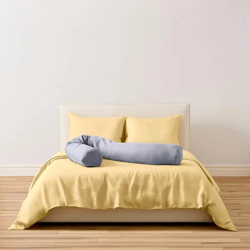 Vista 5 de Buffy Wiggle - Almohada de embarazo, soporte de cuerpo completo, diseño de felpa anudable, funda de lyocell de eucalipto, relleno reciclado