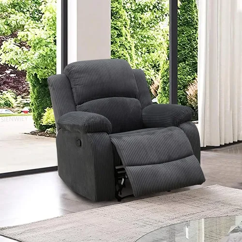 Vista 21 de Sofá reclinable manual, sofá reclinable con portavasos de 3 asientos, sofá de 3 asientos con mesa auxiliar desplegable para sala de estar, oficina