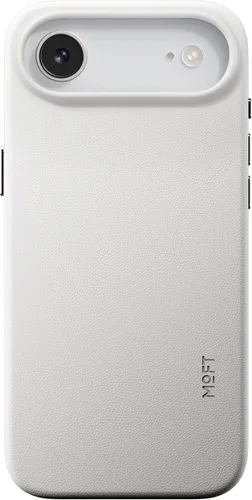Vista 32 de MOFT Funda para iPhone 17, funda MOVAS a presión, compatible con MagSafe, piel vegana suave al tacto, diseño minimalista clásico, ligera, resistente