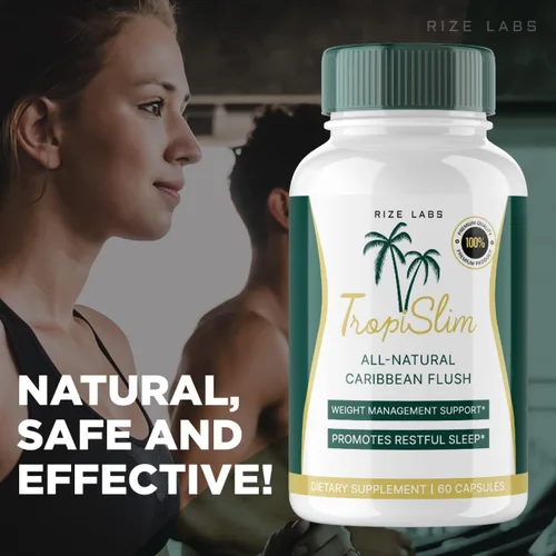 Vista 4 de rize labs Paquete de 5 suplementos de pérdida de peso tropislim, cápsulas tropislim para el bienestar corporal total y un estilo de vida saludable